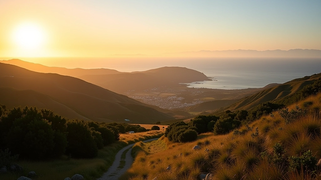 Paisagem montanhosa de Portugal com vistas para o Atlântico, destinos turísticos e aldeias tradicionais